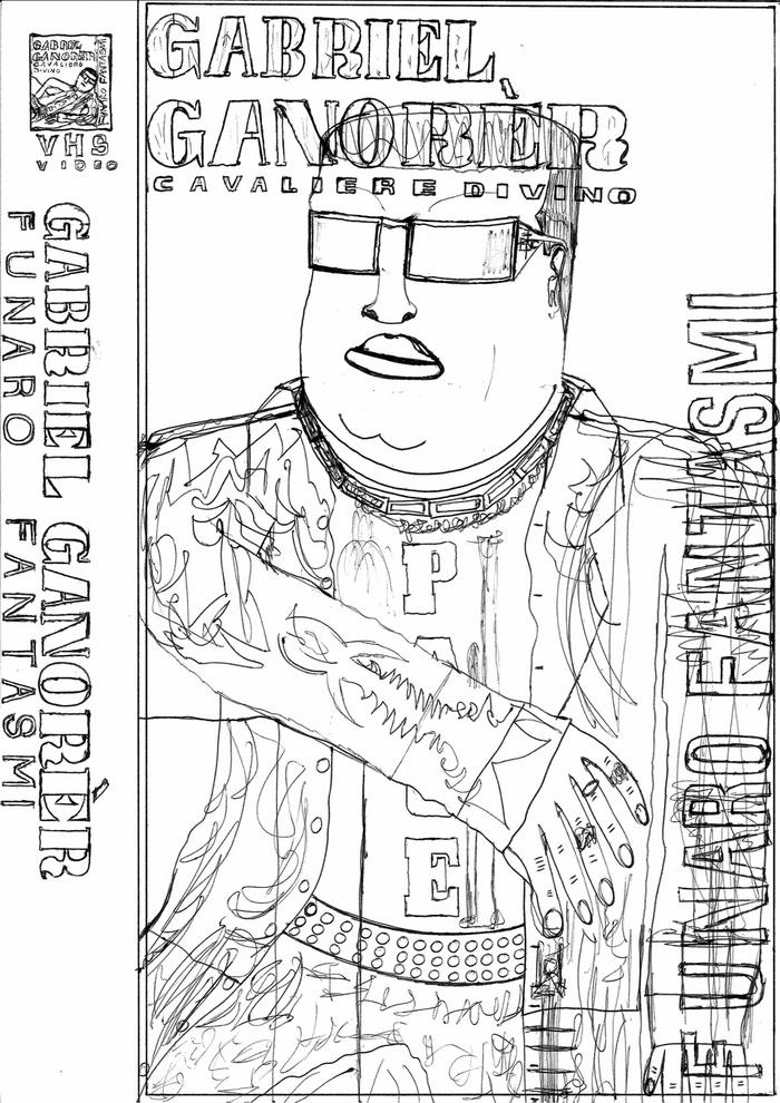 Gabriel Twahilo, Gabriel Ganorer, biro su carta, 42 x 29,7  
Archivio Mai Visti, Città di Torino