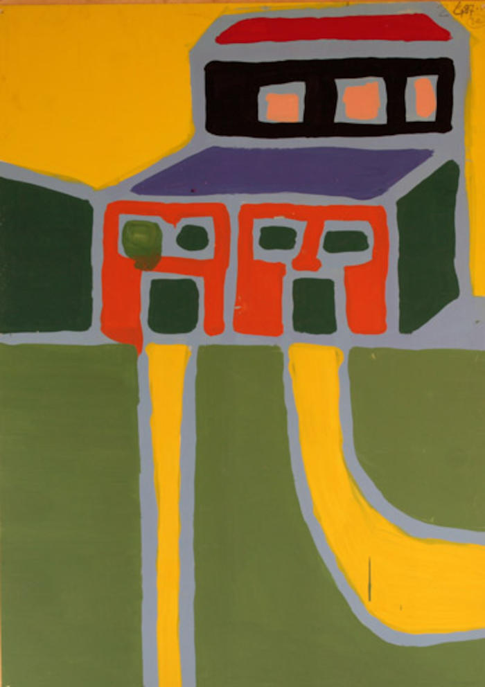 Carpino, paesaggio con casa, 1987